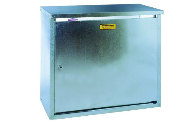 Flaschenschrank f&uuml;r 2 x 11 Kg Flasche