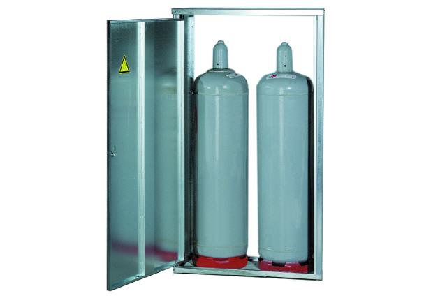 Flaschenschrank f&uuml;r 2 x 33 Kg Flasche