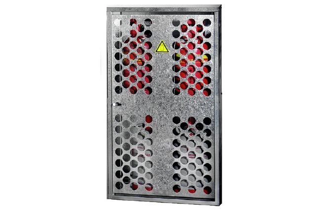 Gasflaschen Lagerschrank f&uuml;r 5 kg - 11 kg u. 33 kg