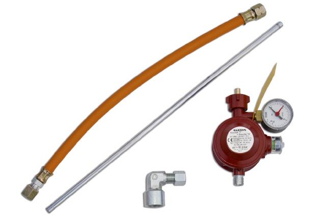 Flaschenanlage/ Herdanschlu&szlig;set 30 mbar / 50 mbar