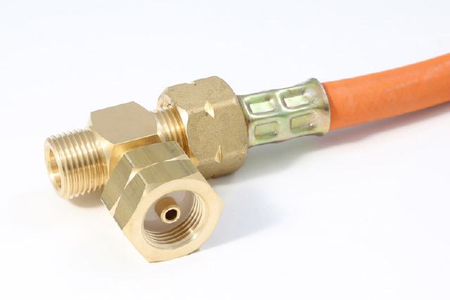 Doppelanschluss (T-St&uuml;ck mit HD-Schlauch)