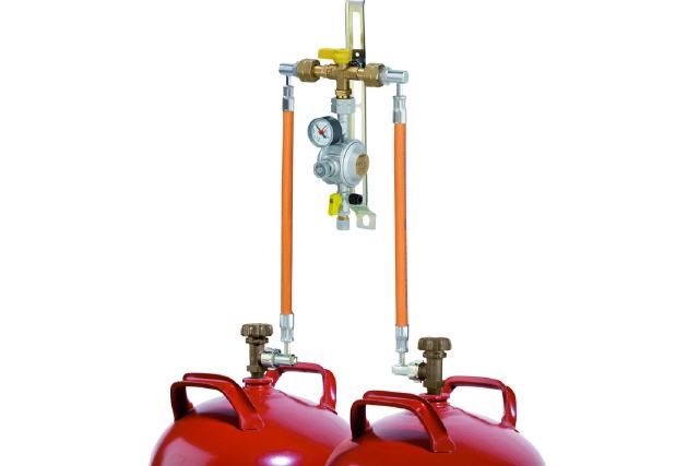 GOK manuelle Zweiflaschenanlage f&uuml;r 5- 11 Kg