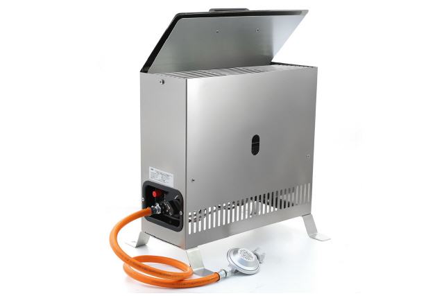 Gew&auml;chshausheizung / Gasheizung Edelstahl 4 kW