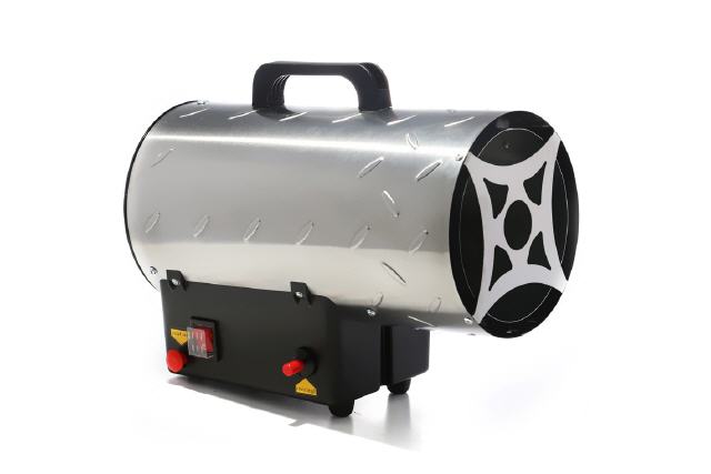 Gasheizgebl&auml;se (Edelstahl) + Regulierung bis 15 kW