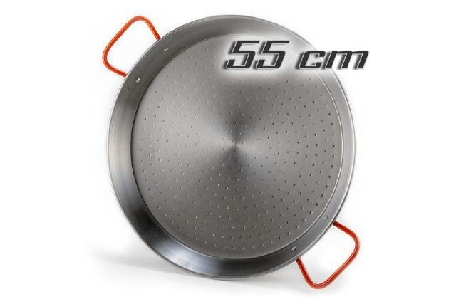 Stahl Paellapfanne / Paella Pfanne 55 cm