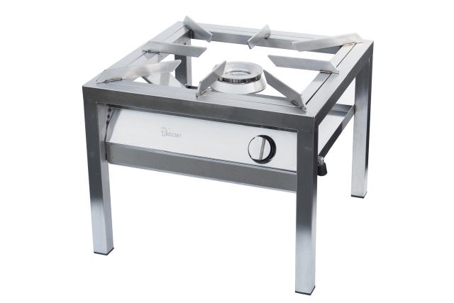 Gastro Erdgas Hockerkocher 14 kW m. Z&uuml;ndsicherung