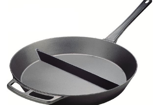 Riesenpfanne 80 cm mit Stielgriff + MS (Gu&szlig;eisen)